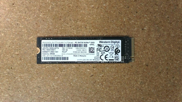 Western Digital SN730 NVMe SSD - 256GB SSS0L24774