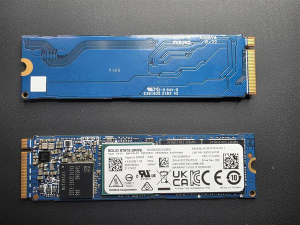 KIOXIA 256GB SSD XG6 M.2 2280 PCIe Gen3 x4 SED Encryption NVMe KXG6AZNV256G Solid State Drive